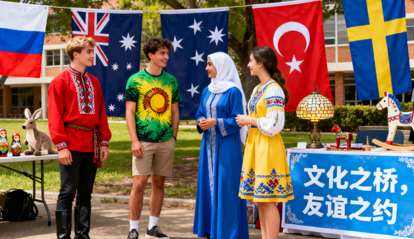 诗纳卡琳威洛大学举办国际文化节 促进多国学生交流融合